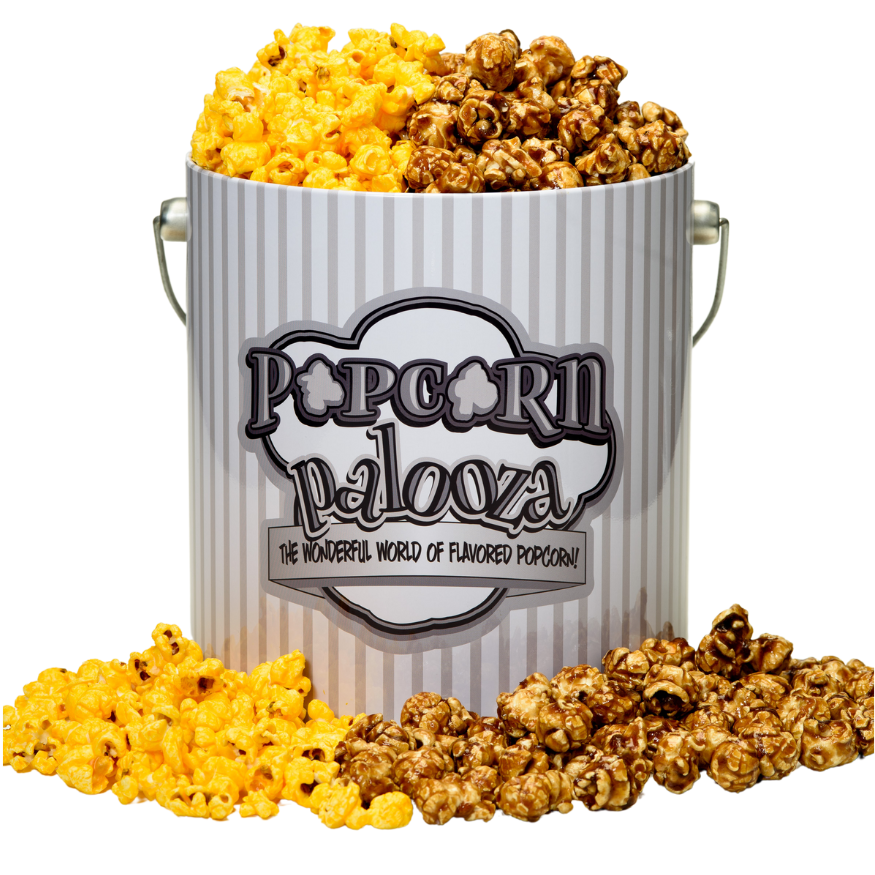 One Gallon Gourmet Popcorn Tins – Popcorn Palooza