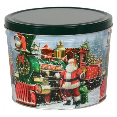 Holiday Two Gallon Gourmet Popcorn Tins